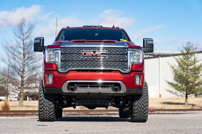 GMC Tow Hook to Shackle Conversion kit w/ D-Rings and Rubber Isolators 2020 2500 HD Rough Country-2