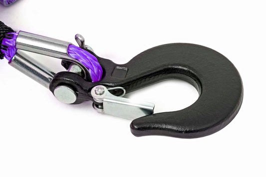 Purple 1/4 Inch Synthetic Winch Rope UTV, ATV Rough Country-1