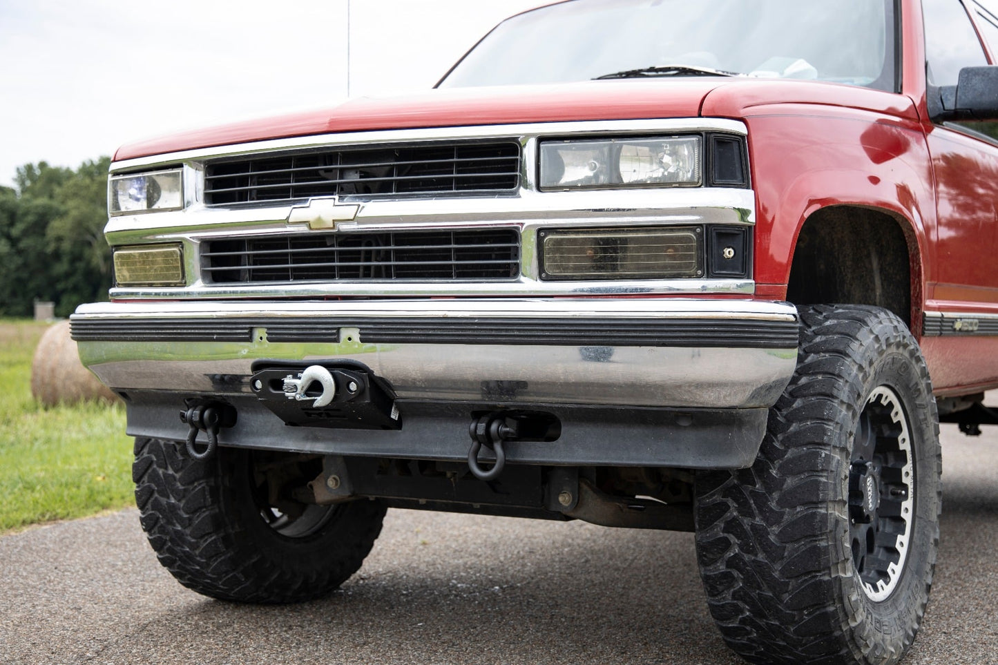 Tow Hook to Shackle Bracket D-Ring Combo Silverado/Sierra 1500 Truck & SUV (88-99) Rough Country-5