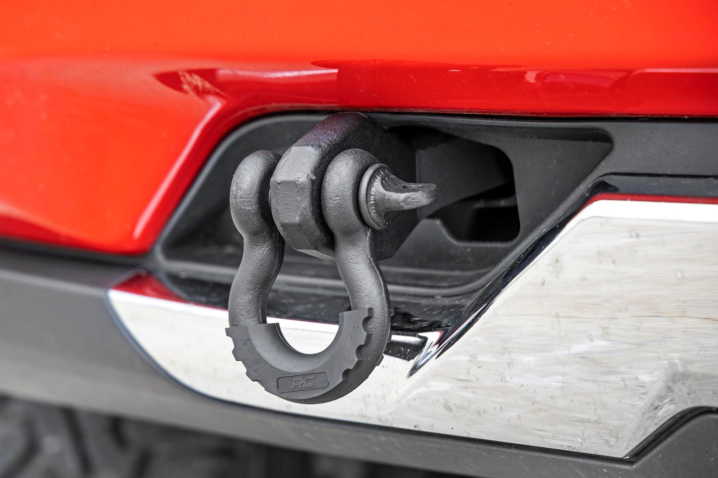 Tow Hook Brackets D-Ring Combo Chevy Silverado 1500 2WD/4WD (2014-2018 & Classic) Rough Country-1