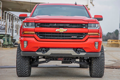 Tow Hook Brackets D-Ring Combo Chevy Silverado 1500 2WD/4WD (2014-2018 & Classic) Rough Country-3
