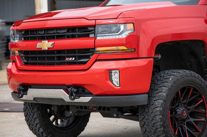 Tow Hook Brackets D-Ring Combo Chevy Silverado 1500 2WD/4WD (2014-2018 & Classic) Rough Country-5