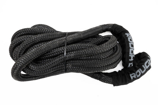 Rough Country Kinetic Recovery Rope 1 Inch x 30 Feet 30,000lb Capacity Rough Country