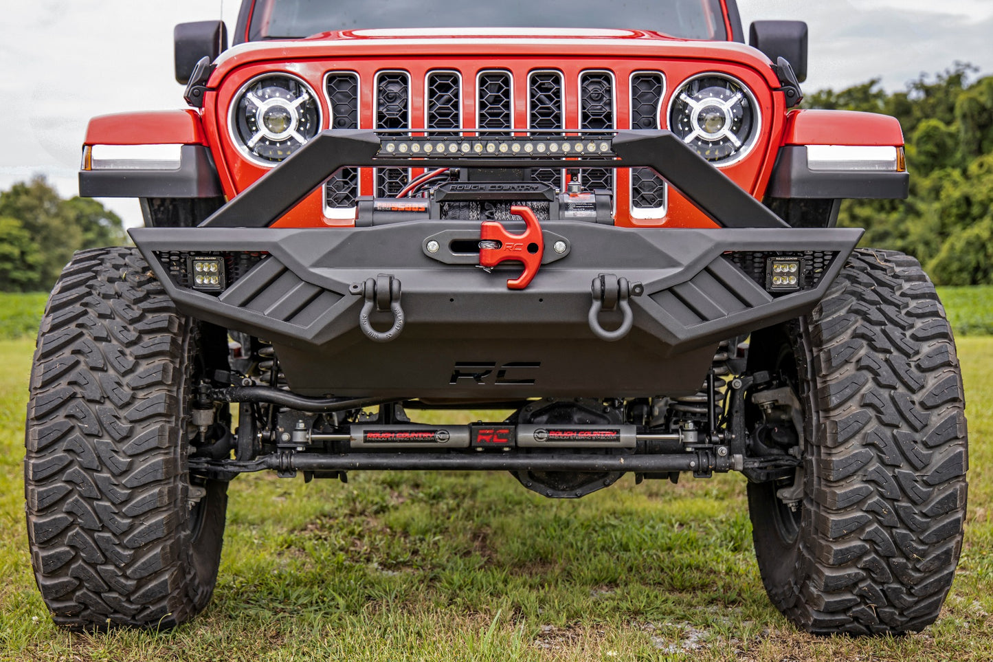 Winch Cleat (Red) Rough Country-2