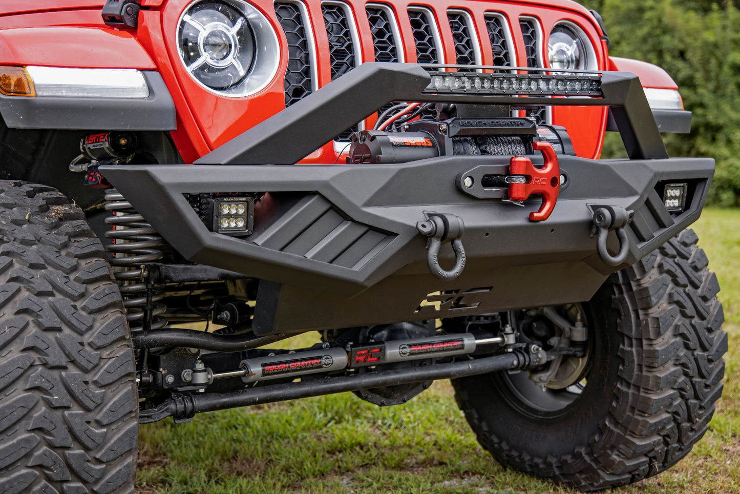Winch Cleat (Red) Rough Country-3