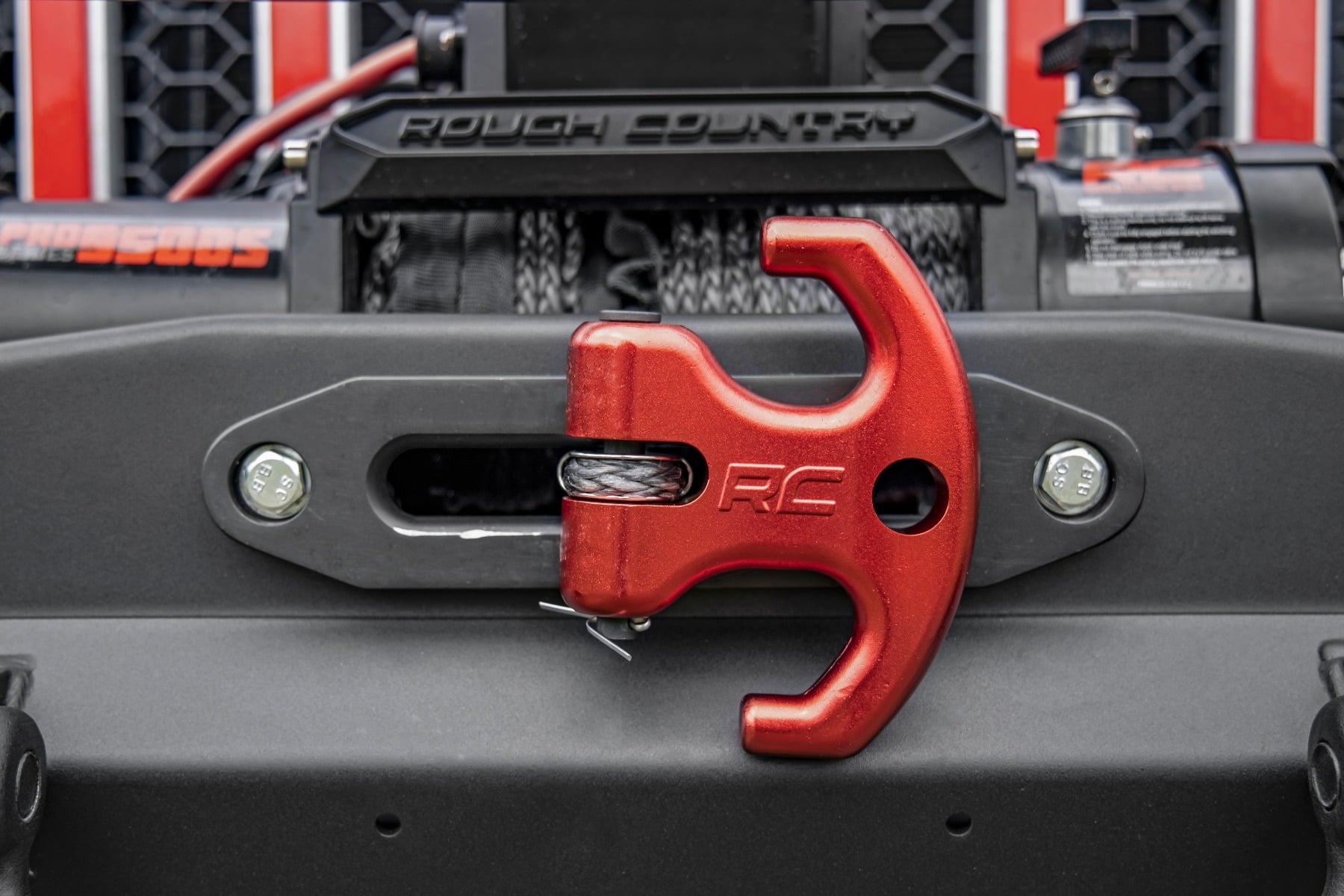 Winch Cleat (Red) Rough Country-4