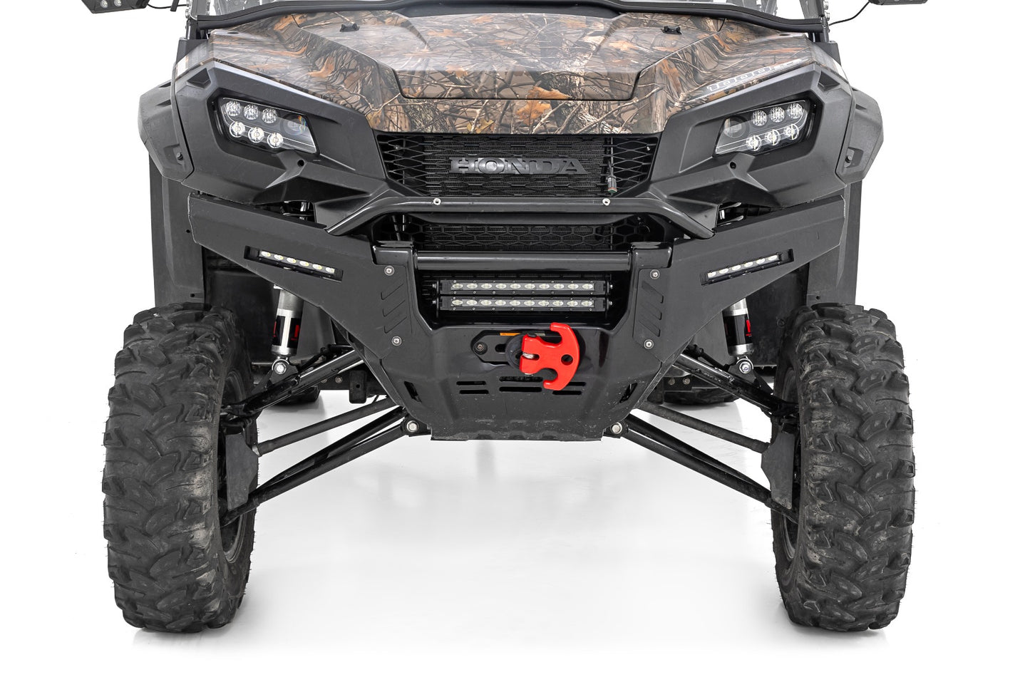 UTV Multi-Function Winch Cleat Red Rough Country-1