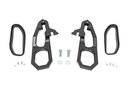Tow Hook Brackets & Bezel Combo Ram 1500 2WD/4WD (2019-2021) Rough Country