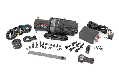 4500-LB Winch W/ Remote UTV Synthetic Rope Rough Country