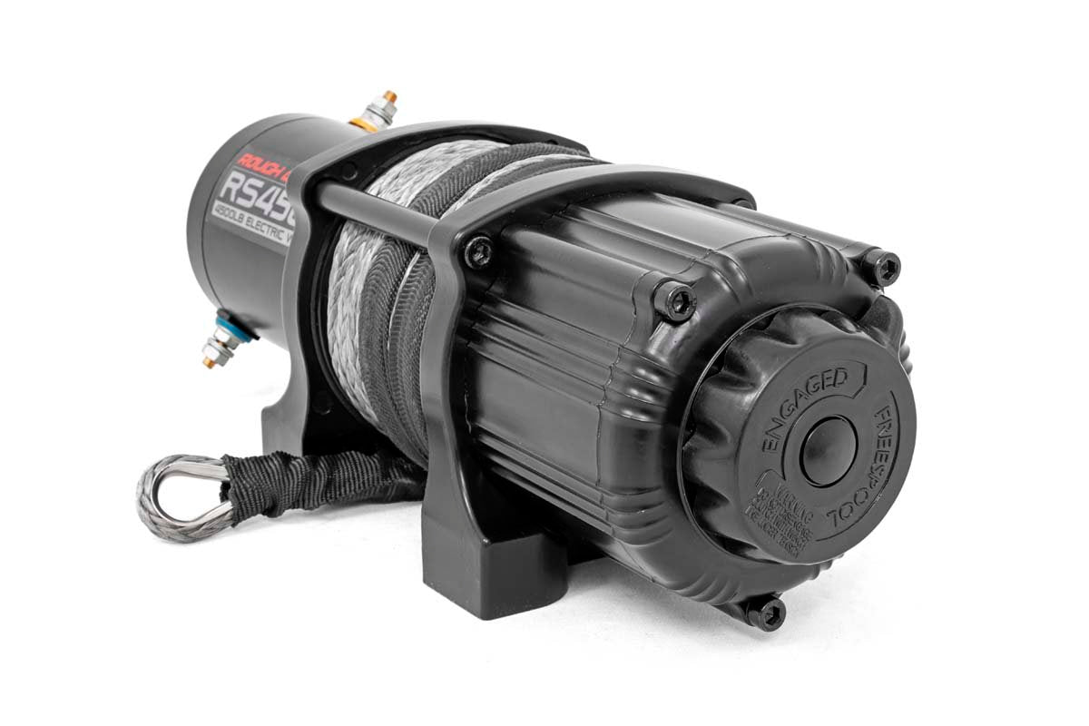 4500 LB UTV/ATV Electric Winch w/Synthetic Rope Rough Country-1