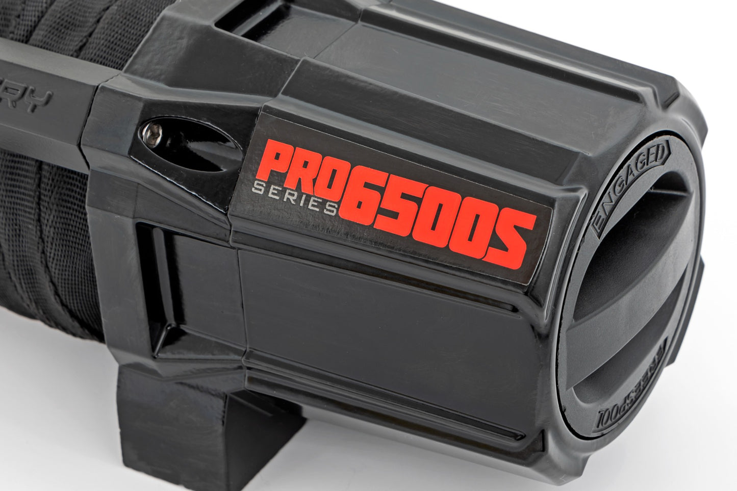6500-LB Winch W/ Remote UTV Synthetic Rope Rough Country-4