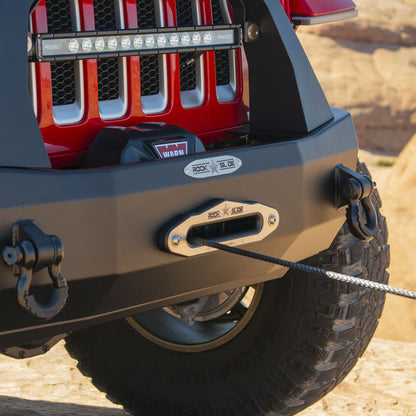 Aluminum Winch Fairlead For RSE Front Bumpers With Synthetic Winch Lines Rock Slide Engineering-1