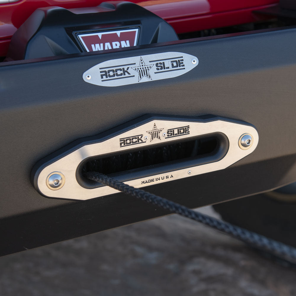 Aluminum Winch Fairlead For RSE Front Bumpers With Synthetic Winch Lines Rock Slide Engineering-2