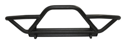 Black Textured Front Tube Bumper w/ Stinger for YJ & TJ Wranglers RT Off Road