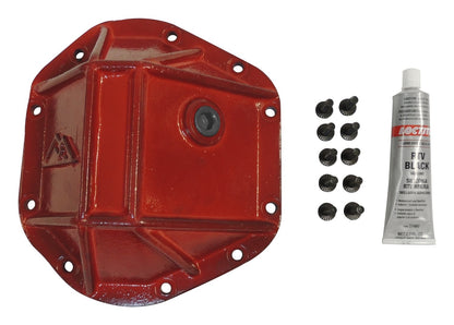 Incl. Bolts, Recessed Fill Plug & RTV Red Heavy Duty Dana 44 Differential Cover RT Off Road