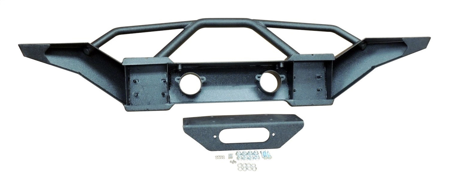 Front Bumper Full Width w/Offset Winch Mount 2007-2018 JK Wrangler RT Off Road-1
