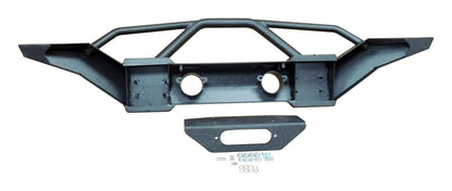 Front Bumper Full Width w/Offset Winch Mount 2007-2018 JK Wrangler RT Off Road-1