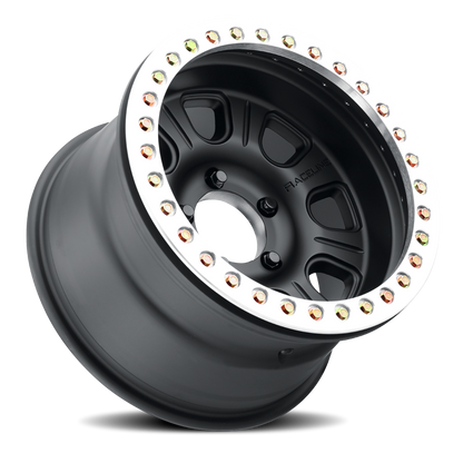 Aluminum 17x9.5 Monster Beadlock RT231 Black Machined Face Raceline Wheels-1