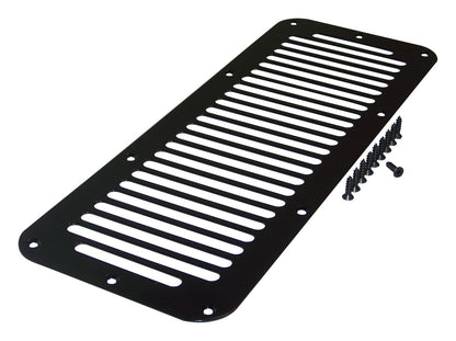 Black Hood Vent Cover for 78-95 Jeep CJ-5, CJ-7, CJ-8, YJ Wrangler RT Off Road