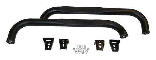 3 inch Black Tubular Side Steps for 87-06 Jeep YJ, TJ Wrangler w/o Unlimited RT Off Road