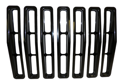 Grille Insert Set, Black, Snap-In RT Off Road