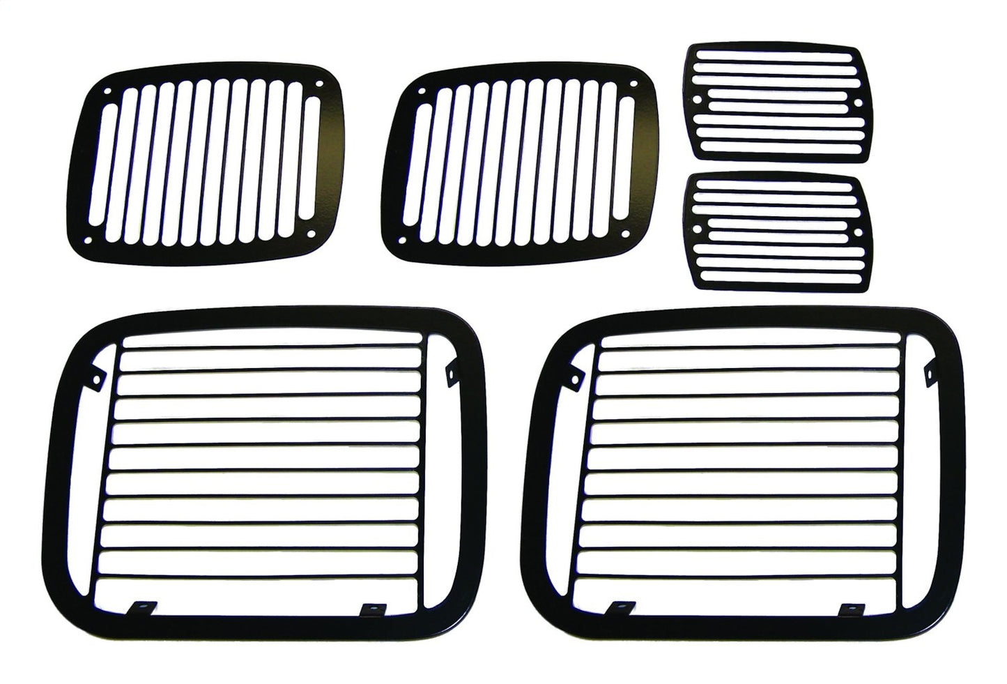Incl. Headlamp/Tail Lamp/Turn Signal Guards Billet Black RT Off Road