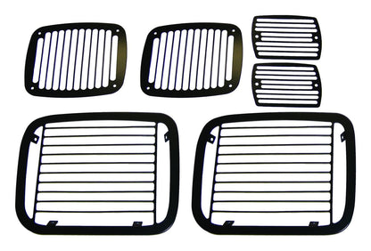 Incl. Headlamp/Tail Lamp/Turn Signal Guards Billet Black RT Off Road