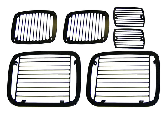 Incl. Headlamp/Tail Lamp/Turn Signal Guards Billet Black RT Off Road