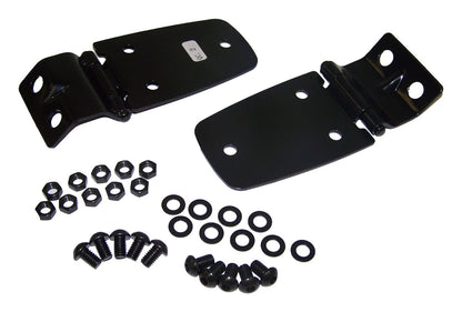Hood Hinge 1997-2006 TJ Wrangler 2 Hinges/Hardware Black RT Off Road
