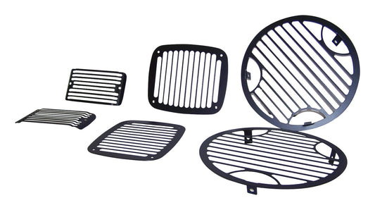 Incl. Headlamp/Tail Lamp/Turn Signal Guards Black Powder Coated Billet Aluminum RT Off Road