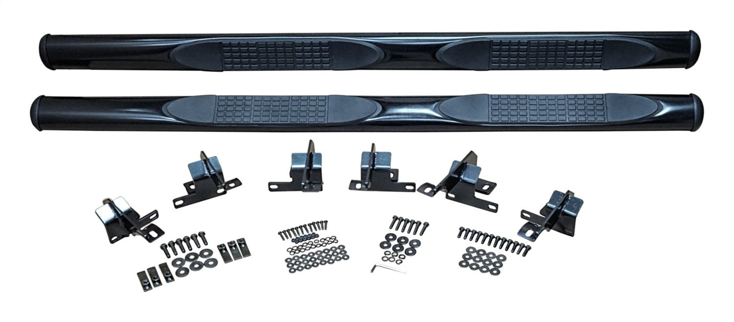 Black Tubular Side Steps for Jeep JK Wranglers w/ 4-Doors RT Off Road