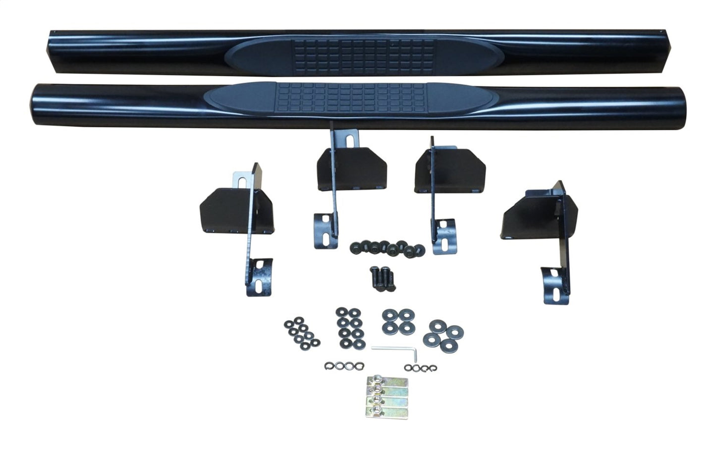 Black Tubular Side Steps for Jeep JK Wranglers w/ 2-Doors RT Off Road