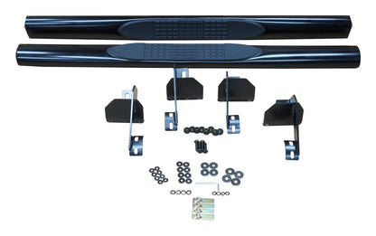 Black Tubular Side Steps for Jeep JK Wranglers w/ 2-Doors RT Off Road