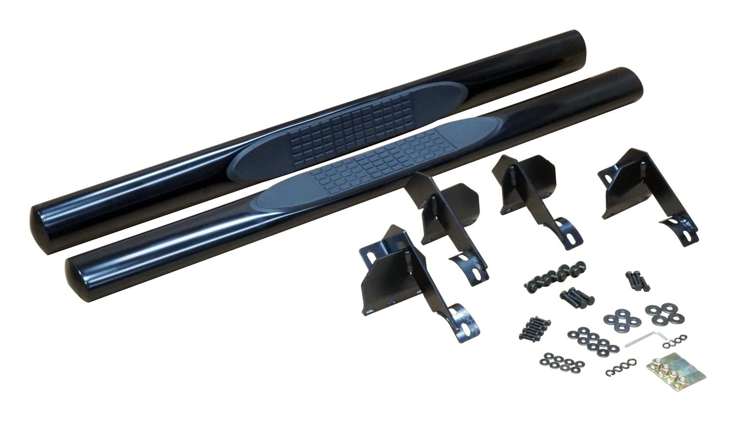 Black Tubular Side Steps for Jeep JK Wranglers w/ 2-Doors RT Off Road-1