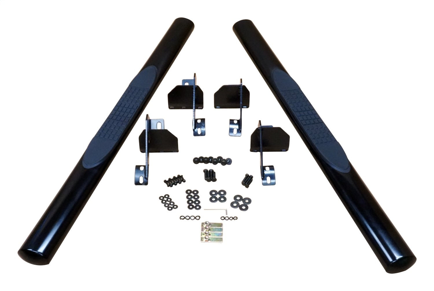Black Tubular Side Steps for Jeep JK Wranglers w/ 2-Doors RT Off Road-2