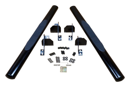 Black Tubular Side Steps for Jeep JK Wranglers w/ 2-Doors RT Off Road-2