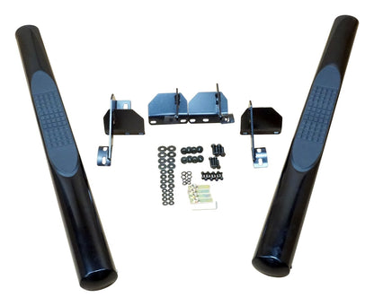 Black Tubular Side Steps for Jeep JK Wranglers w/ 2-Doors RT Off Road-4