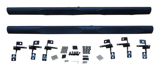 SIDE STEPS WITH TEXTURED POWDER COAT FINISH for 4 Door Jeep JK Wrangler RT Off Road