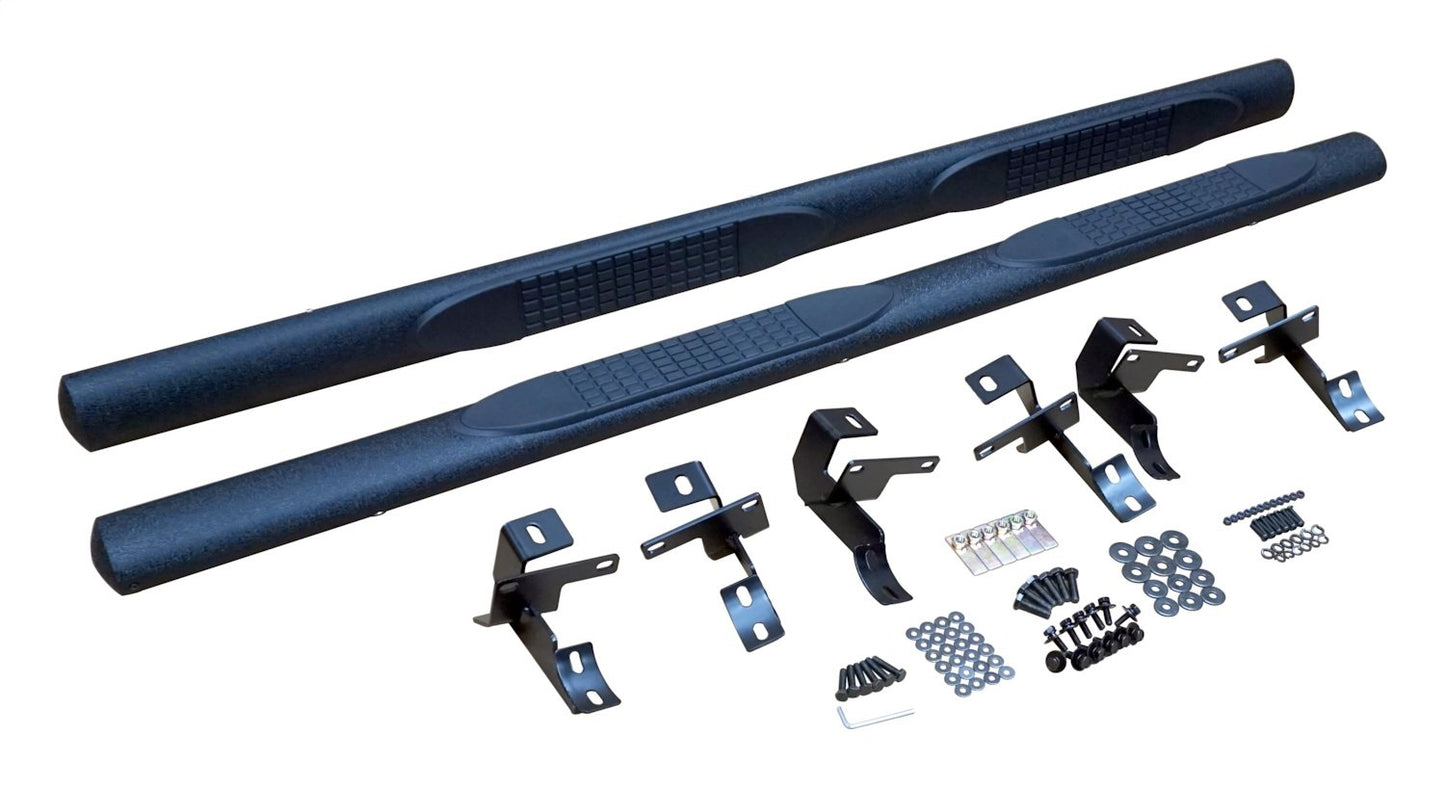 SIDE STEPS WITH TEXTURED POWDER COAT FINISH for 4 Door Jeep JK Wrangler RT Off Road-3