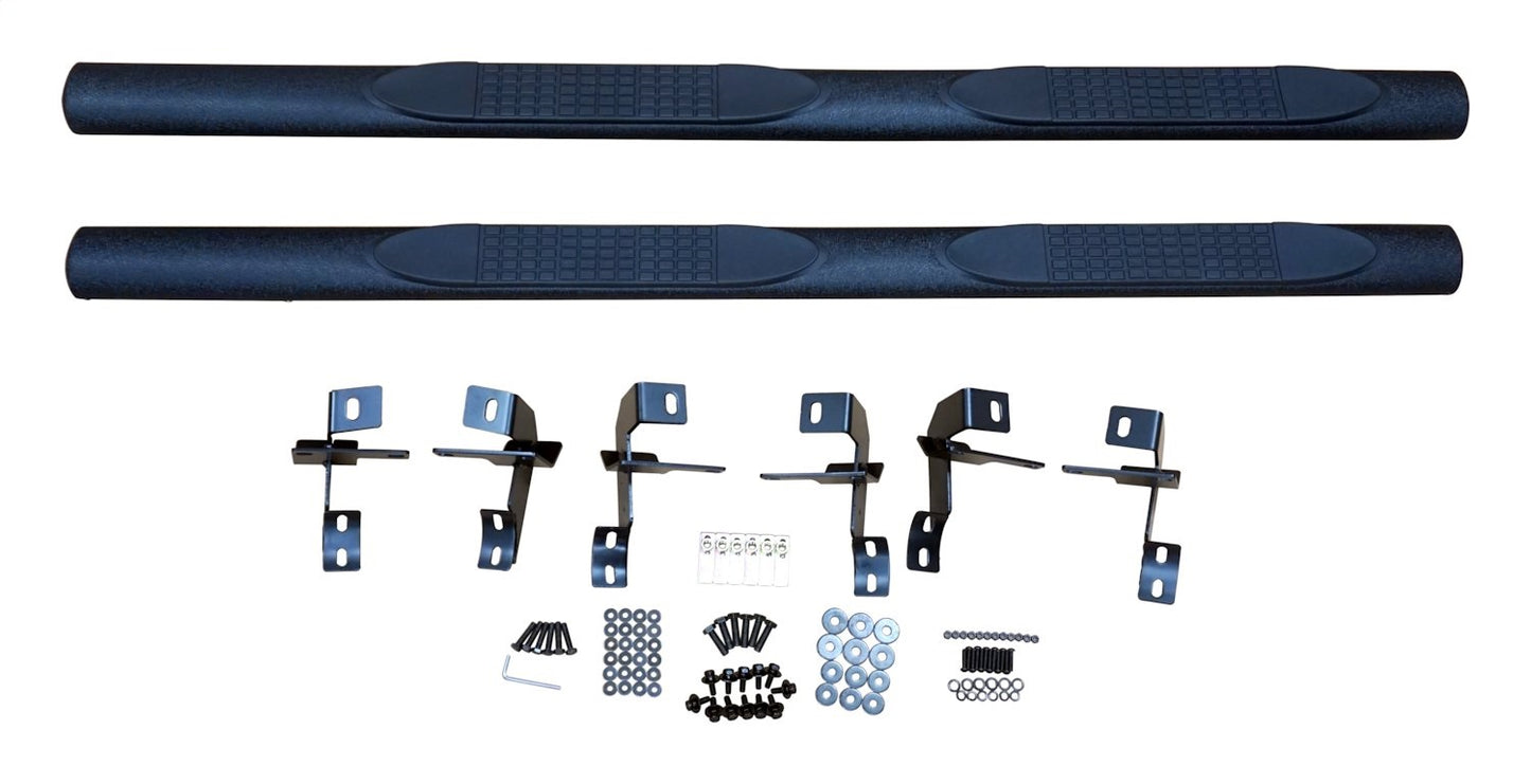 SIDE STEPS WITH TEXTURED POWDER COAT FINISH for 4 Door Jeep JK Wrangler RT Off Road-4