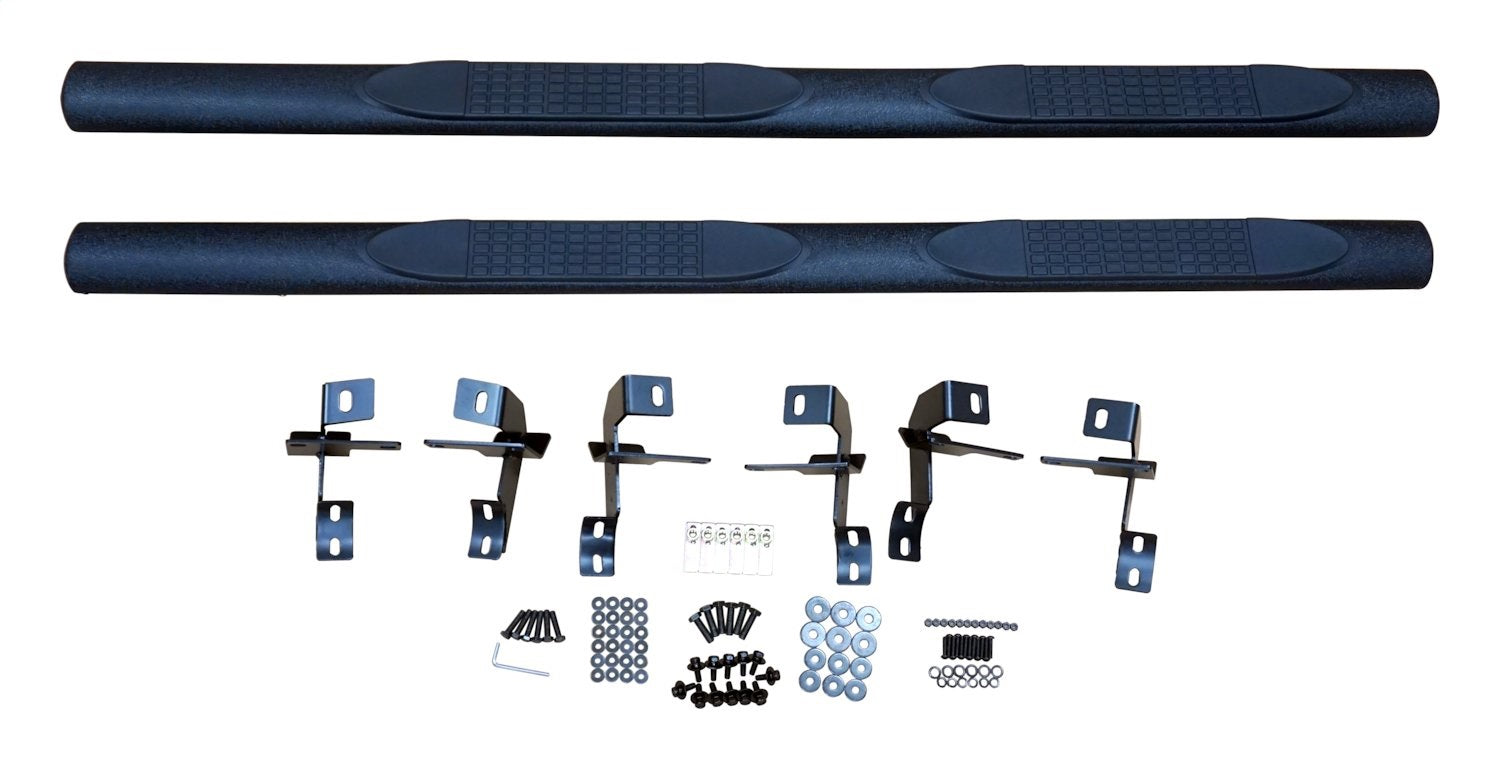 SIDE STEPS WITH TEXTURED POWDER COAT FINISH for 4 Door Jeep JK Wrangler RT Off Road-4
