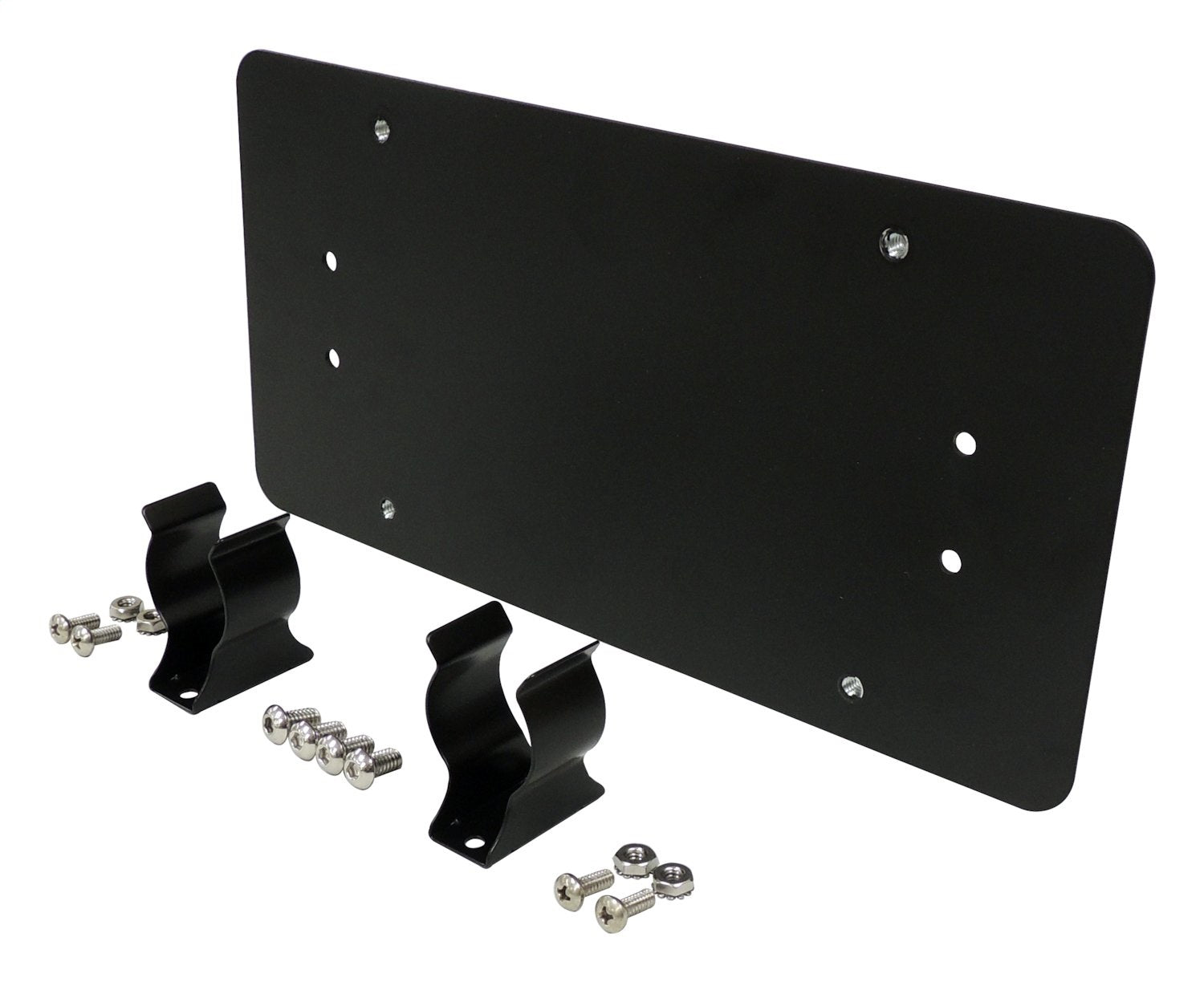 License Plate Bracket Front Black RT Off Road