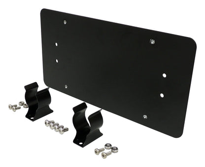 License Plate Bracket Front Black RT Off Road