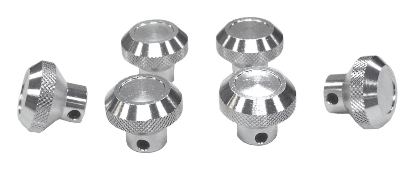 Billet Aluminum Dash Control Knob Set for 76-86 Jeep CJ-5, CJ-7, CJ-8 Set of 6 RT Off Road