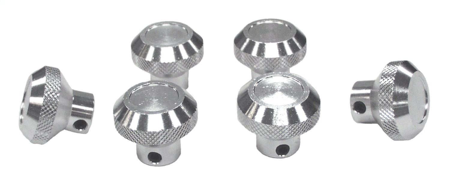 Billet Aluminum Dash Control Knob Set for 76-86 Jeep CJ-5, CJ-7, CJ-8 Set of 6 RT Off Road