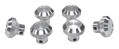 Billet Aluminum Dash Control Knob Set for 76-86 Jeep CJ-5, CJ-7, CJ-8 Set of 6 RT Off Road