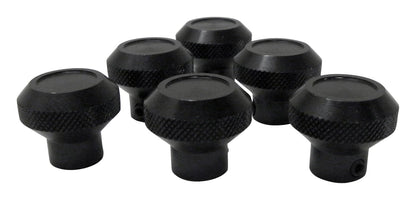 Dash Control Knob Set, Black, Set of 6 RT Off Road