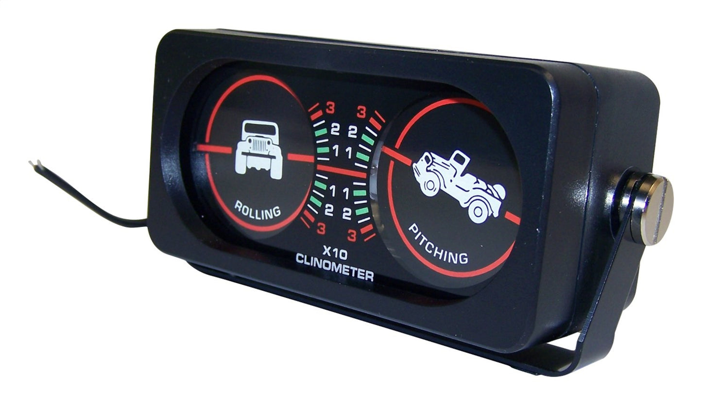 Clinometer with Roll and Pitch Gauge & CJ Graphics Fits Any Vehicle RT Off Road