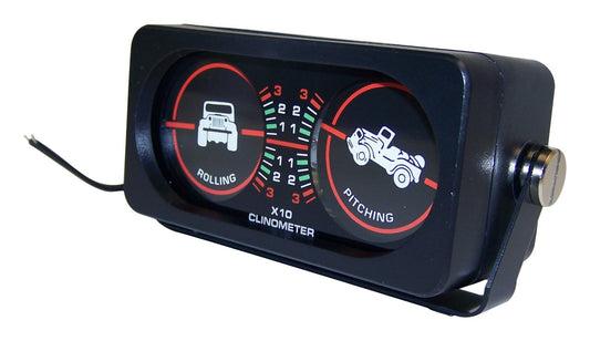 Clinometer with Roll and Pitch Gauge & CJ Graphics Fits Any Vehicle RT Off Road