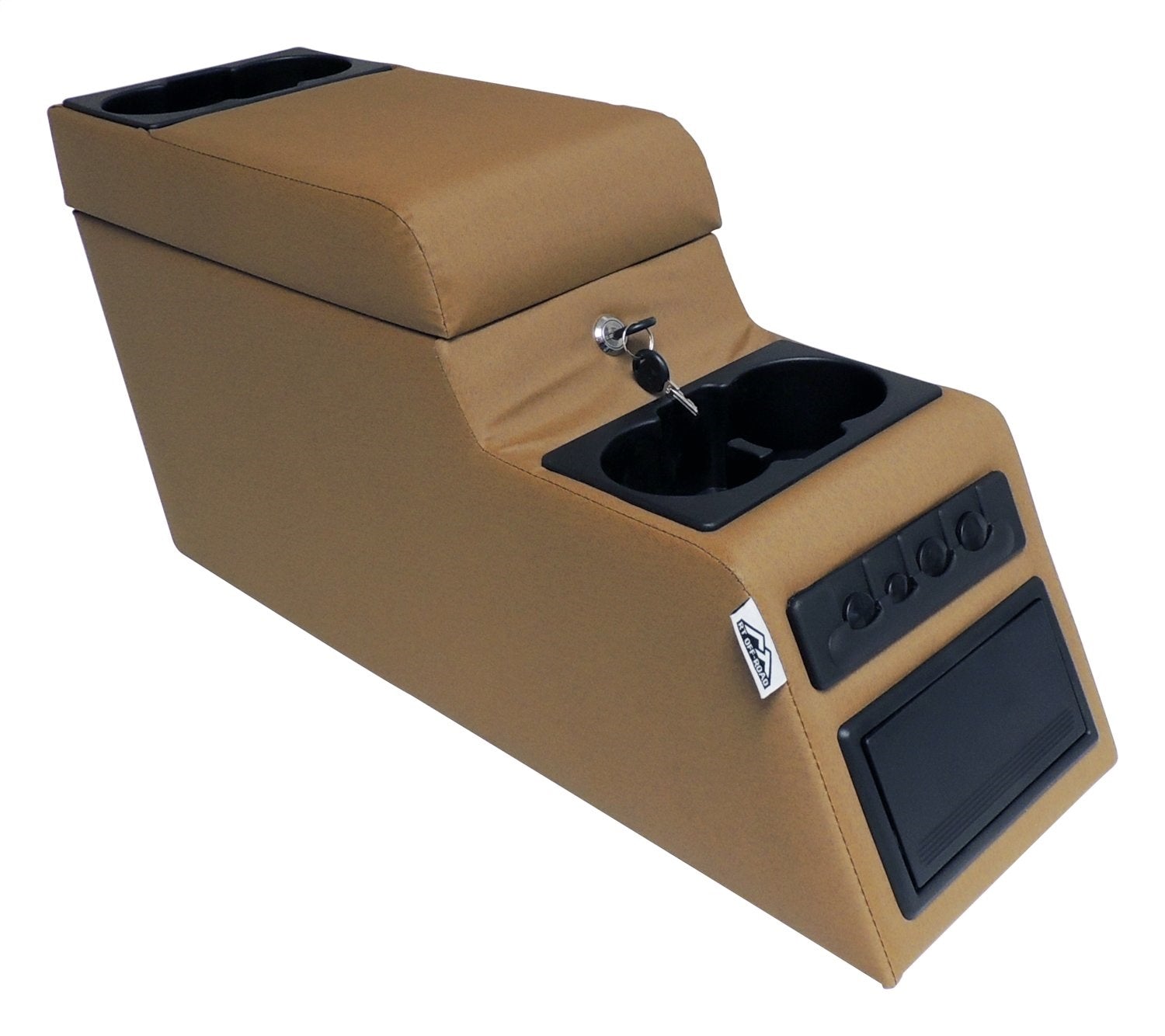 Locking Center Console 1987-1995 YJ Wrangler 4 Cup Holders A Cooler Insert and a Removable Storage Insert Spice RT Off Road-1